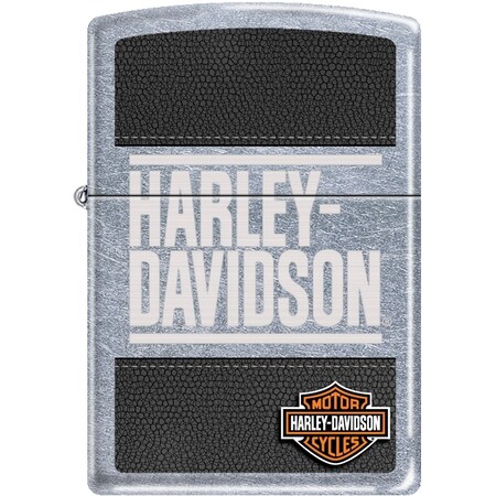 Zippo 2024 Zippo Custom Leather Harley Davidson Hd Street Chrome ZIP-207CI012640